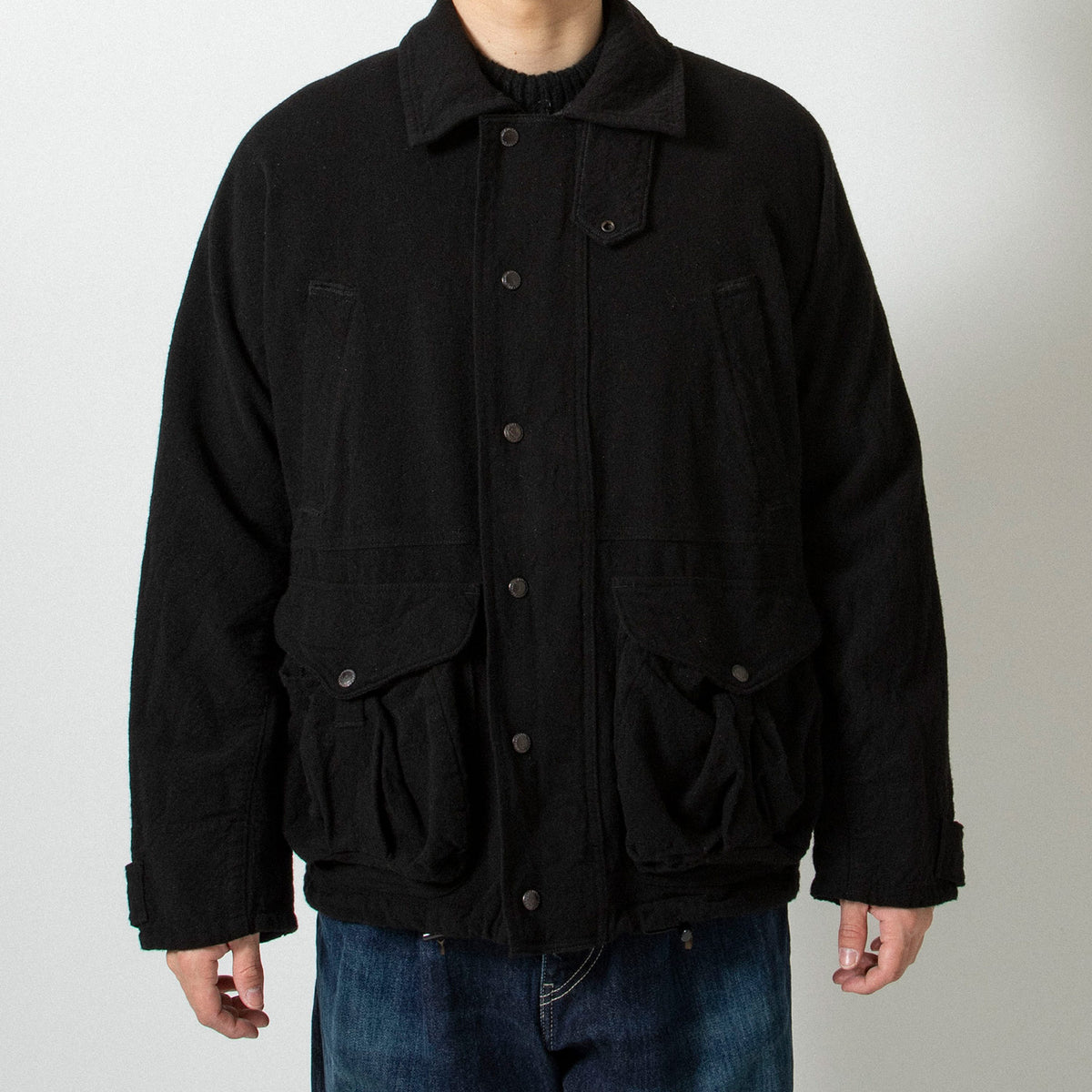 ウールアクリルツイル 製品染縮絨 Filson Wネーム - JUNYA WATANABE