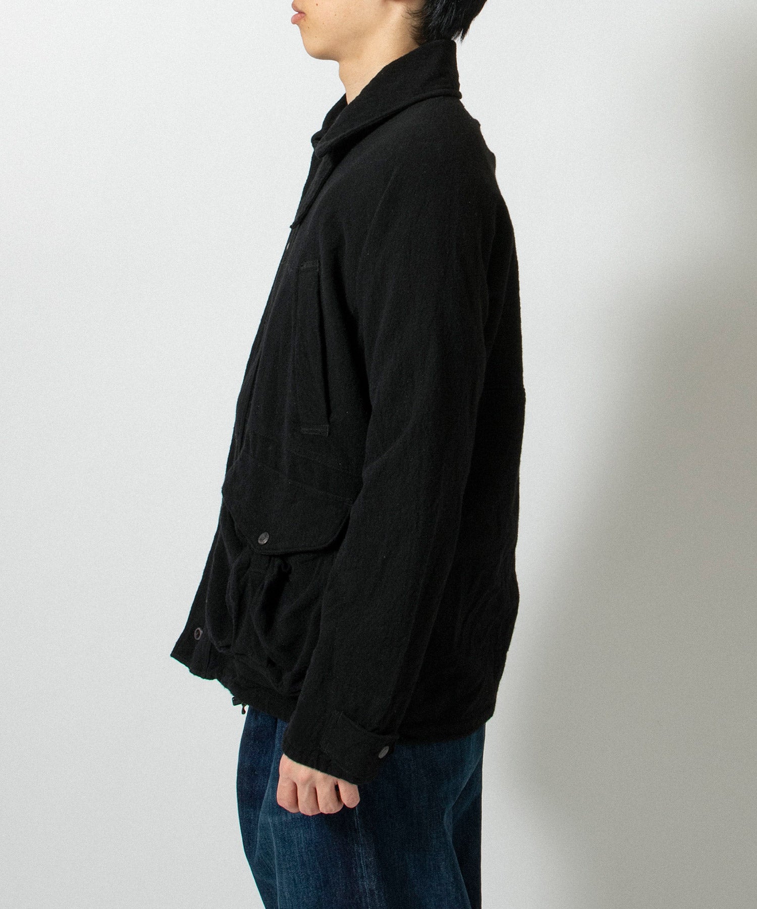 ウールアクリルツイル 製品染縮絨 Filson Wネーム - JUNYA WATANABE