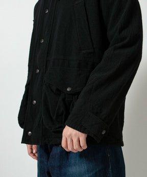 ウールアクリルツイル 製品染縮絨 Filson Wネーム