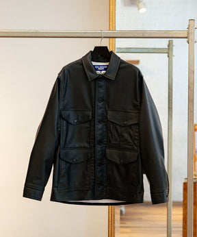 合成皮革(ポリウレタン樹脂)Xウールモッサーチェック Filson Wネーム