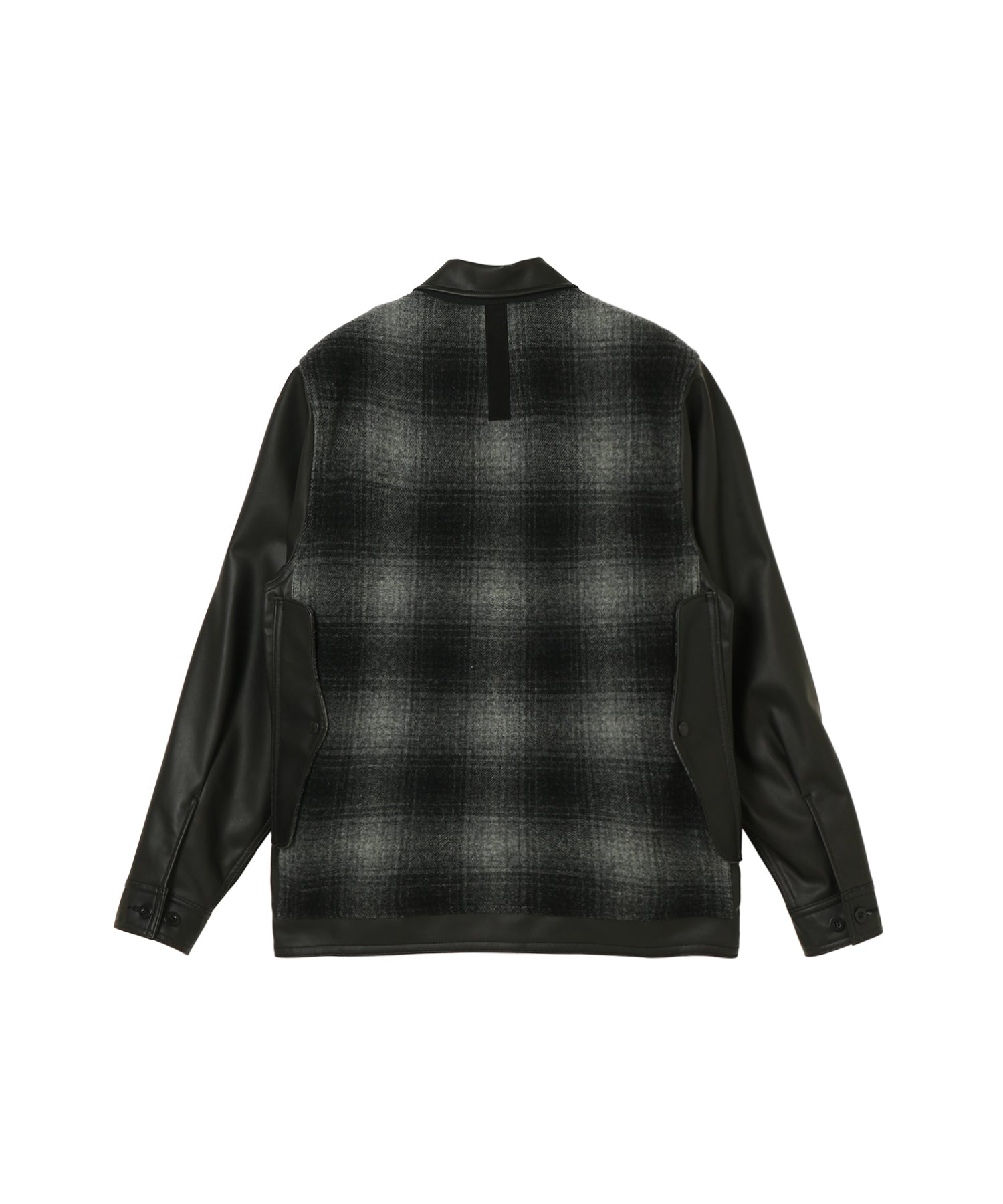 合成皮革(ポリウレタン樹脂)Xウールモッサーチェック Filson Wネーム