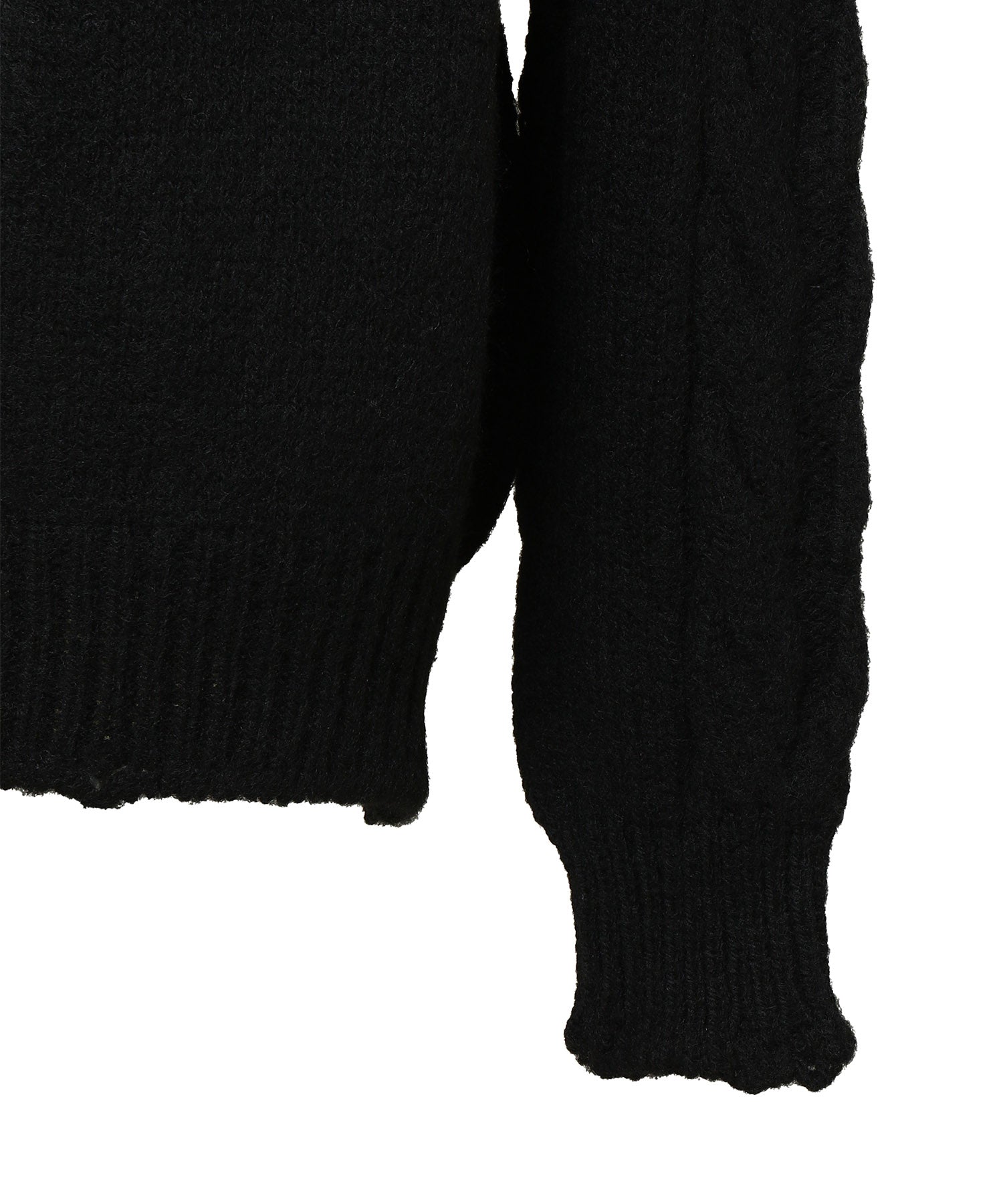 チュビオットウールケーブル柄ホールガーメント