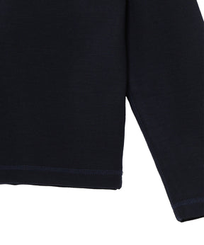 長袖 ウールスムース