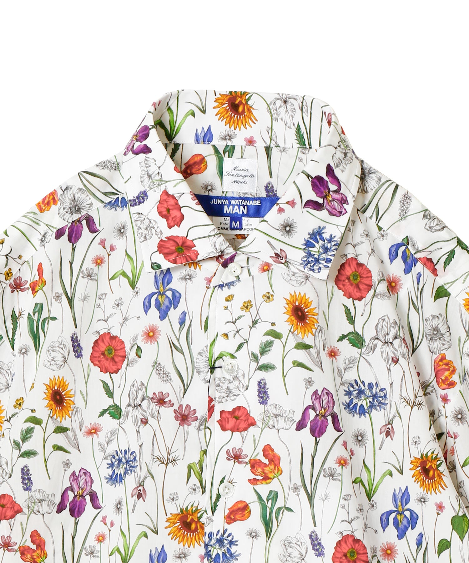 MARIA SANTAGELO 綿花柄シャツ