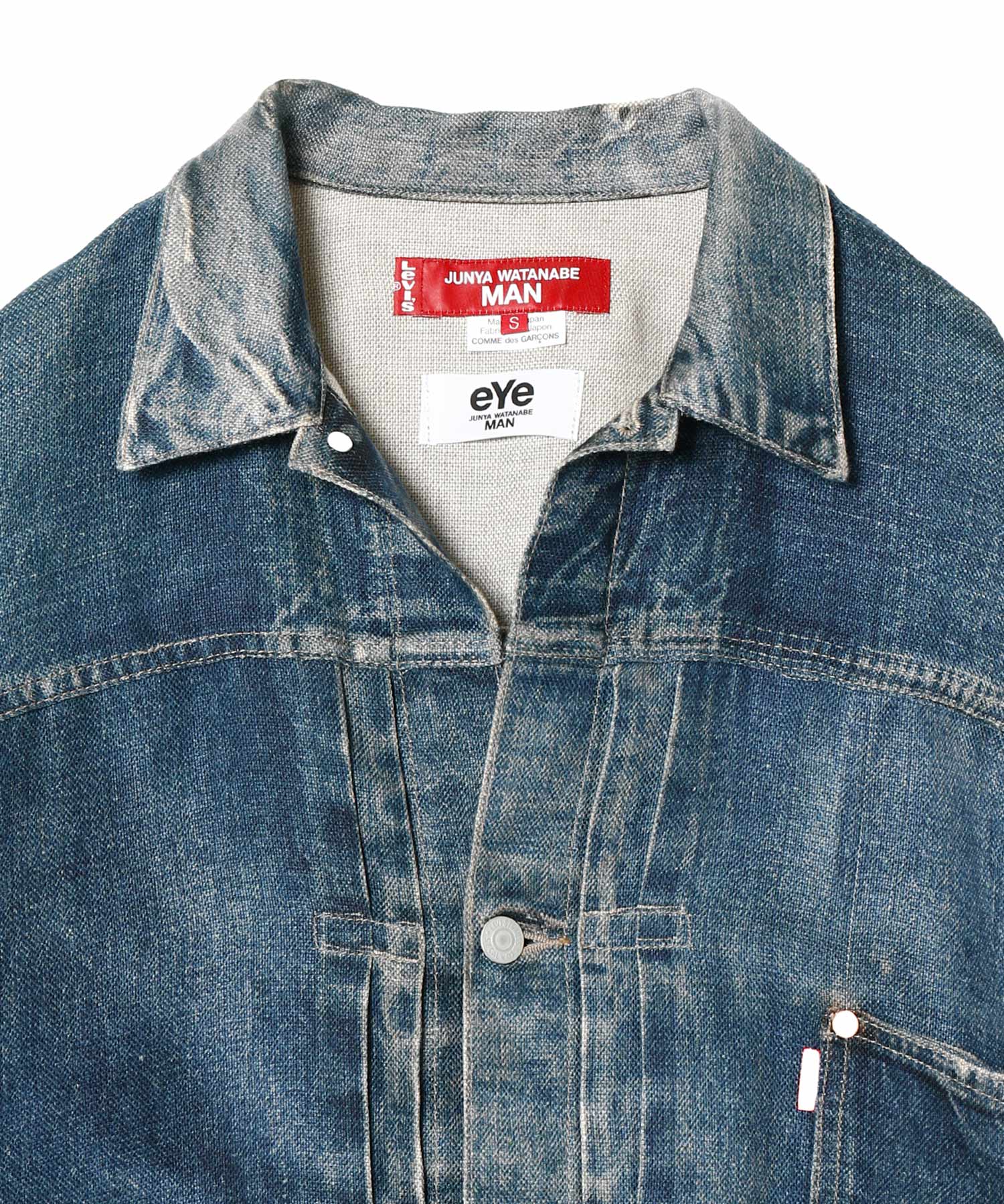 ジャケット 麻オックス 転写プリント Levi’s Wネーム BerBerJin