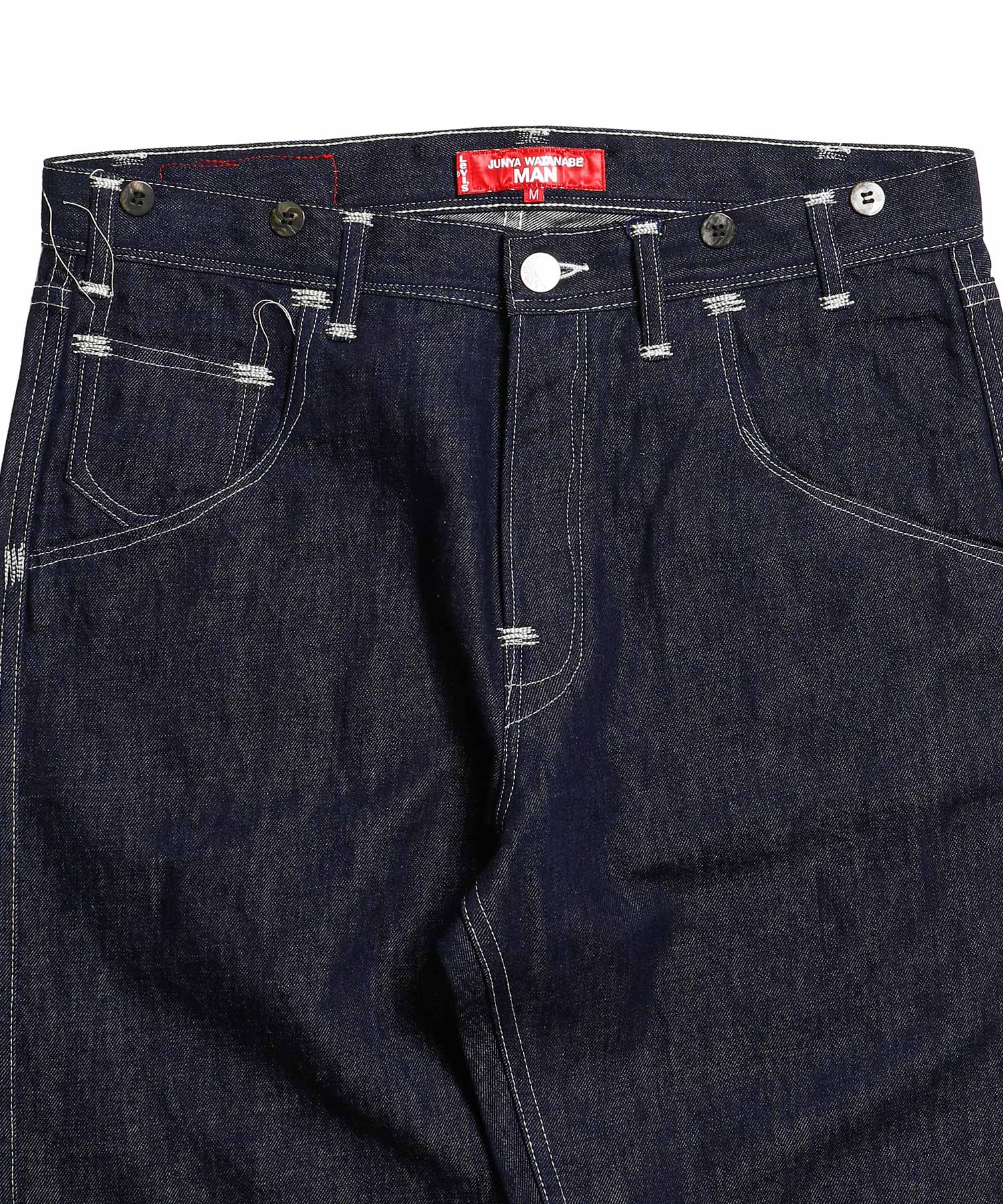 綿麻デニム Levi's Wネーム - JUNYA WATANABE MAN (ジュンヤワタナベ