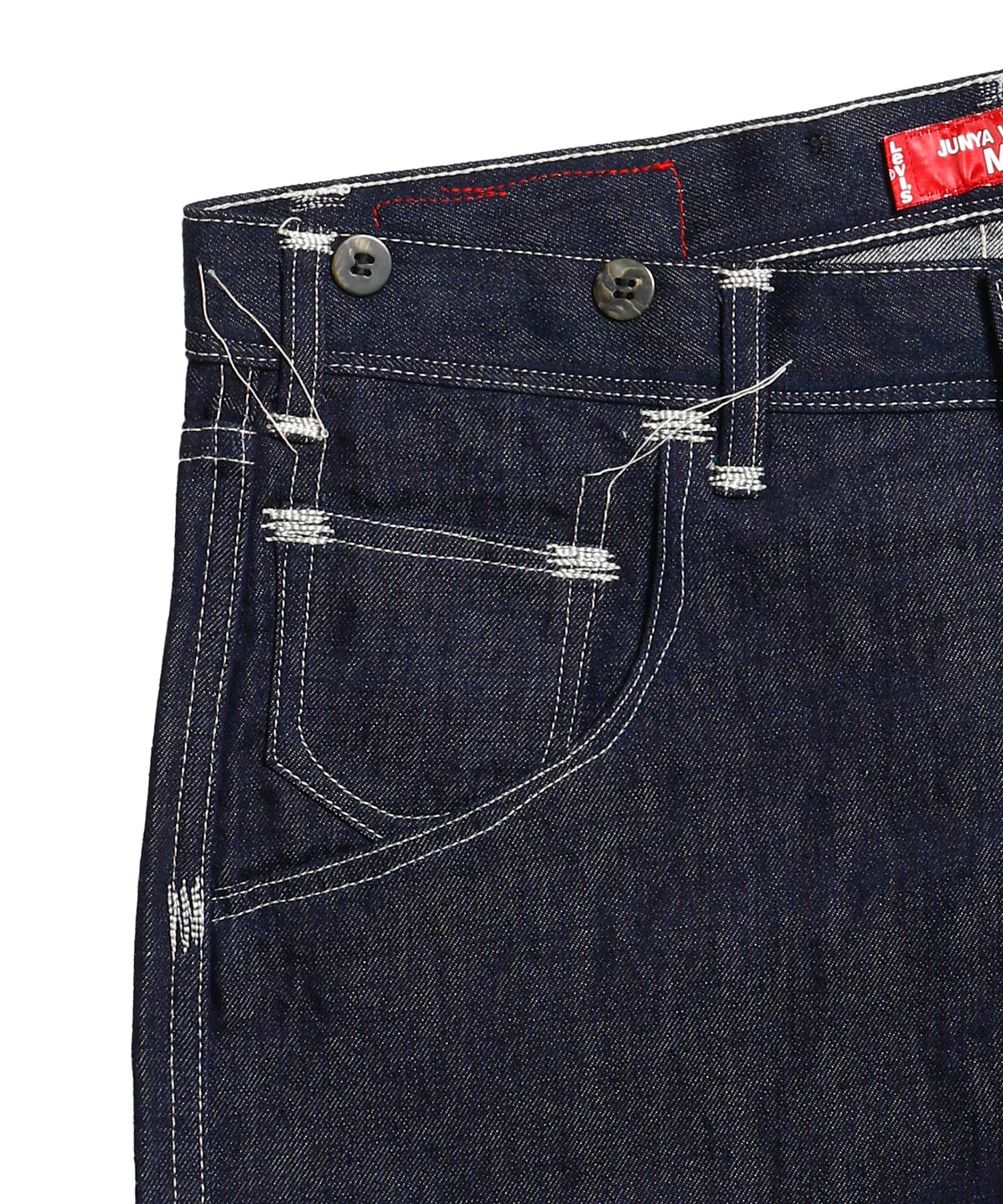 綿麻デニム Levi's Wネーム