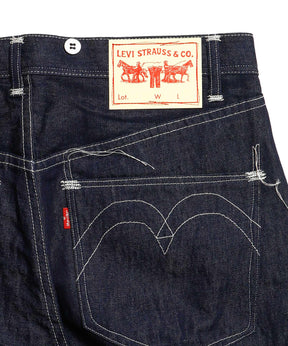 綿麻デニム Levi's Wネーム
