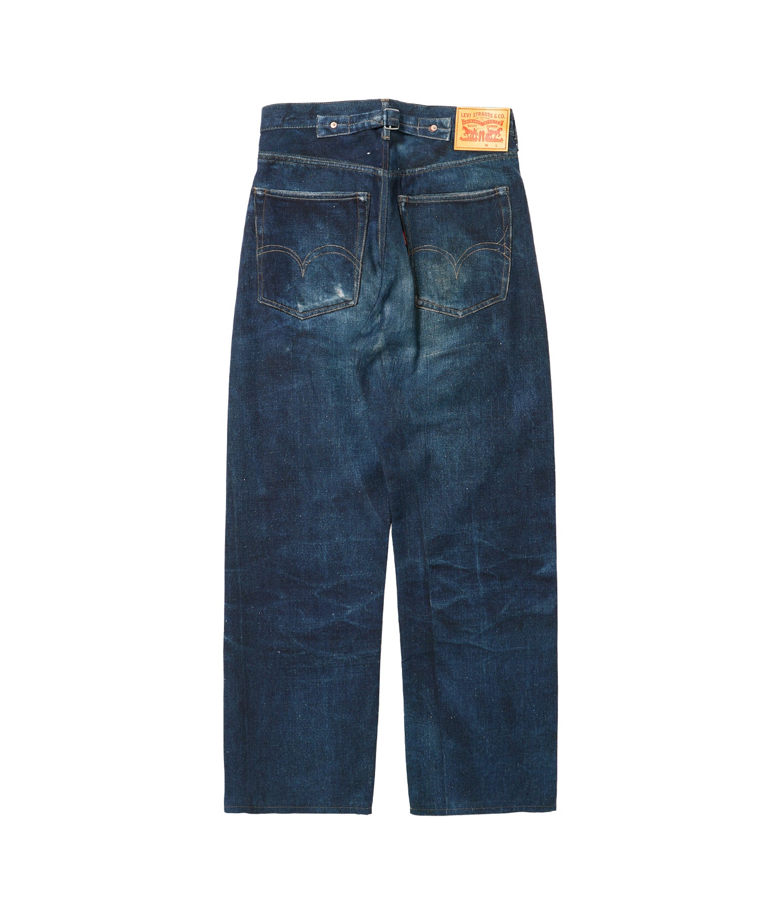 パンツ 綿麻オックス 転写プリント Levi’s Wネーム BerBerJin