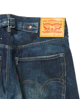 パンツ 綿麻オックス 転写プリント Levi’s Wネーム BerBerJin