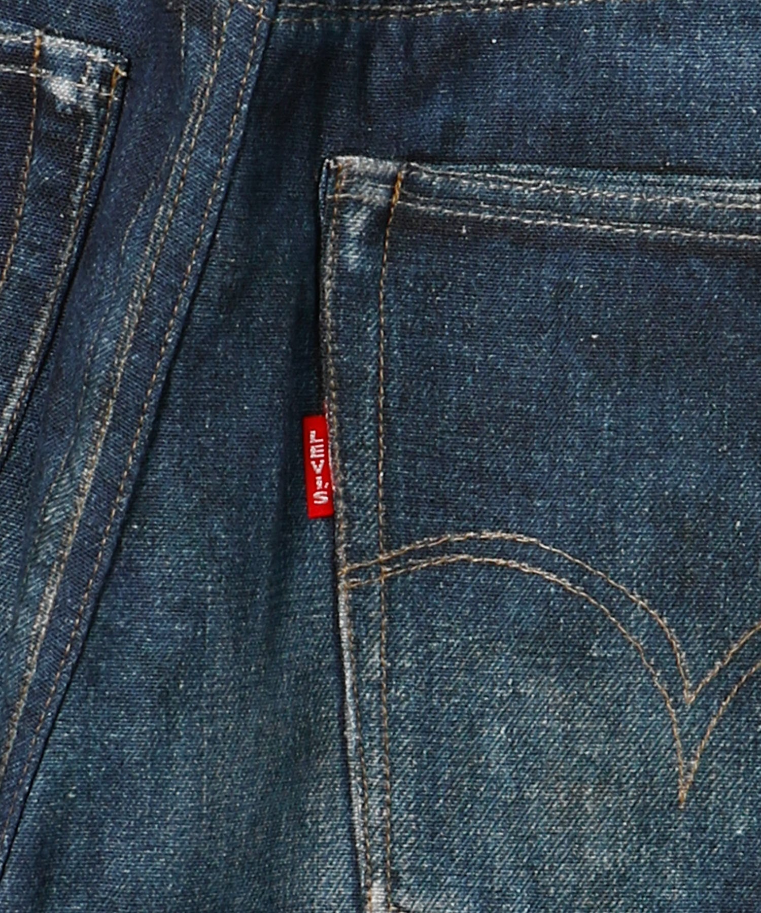 パンツ 綿麻オックス 転写プリント Levi’s Wネーム BerBerJin