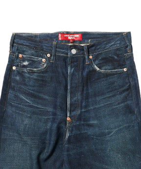 パンツ 綿麻オックス 転写プリント Levi’s Wネーム BerBerJin
