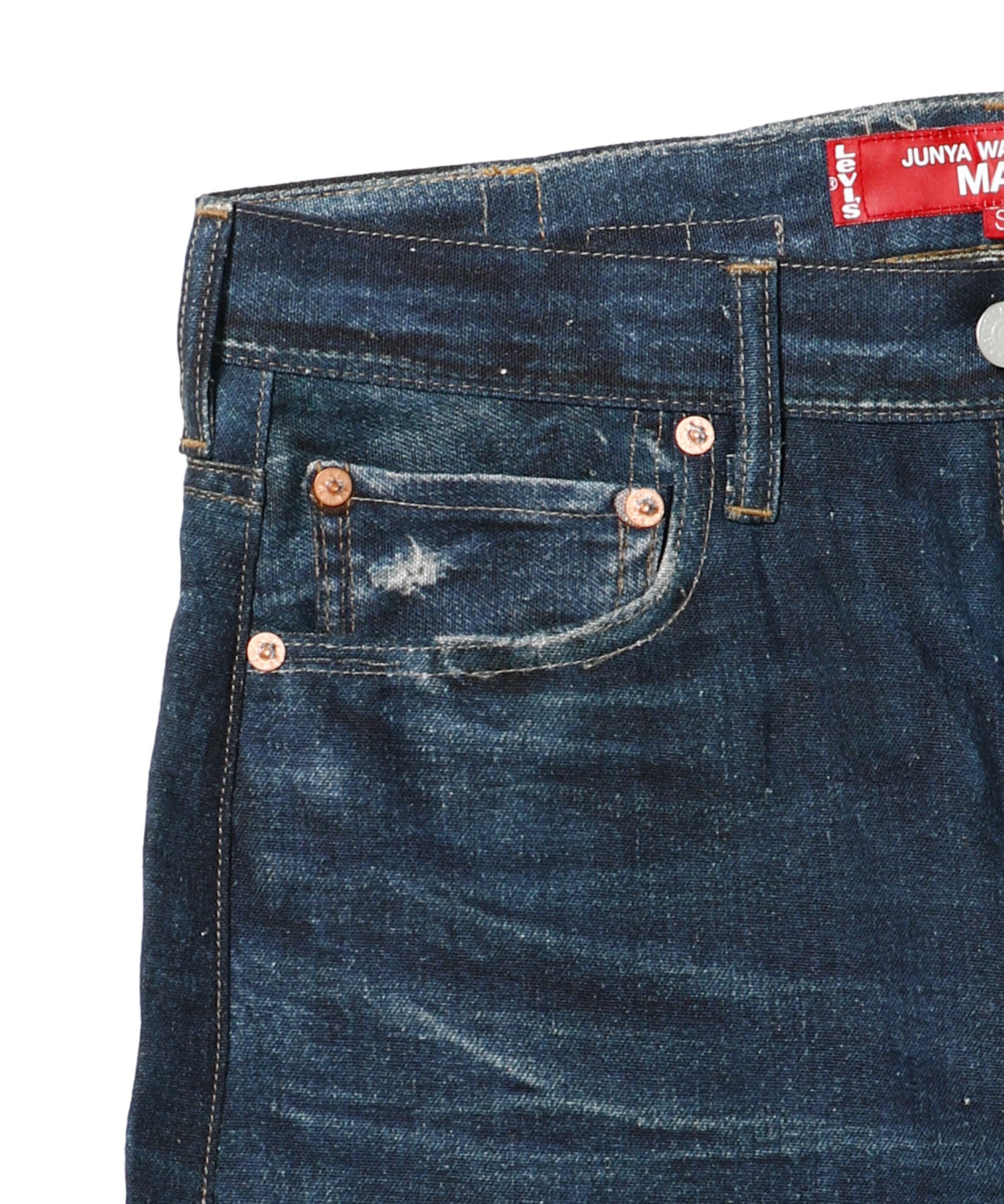 パンツ 綿麻オックス 転写プリント Levi’s Wネーム BerBerJin