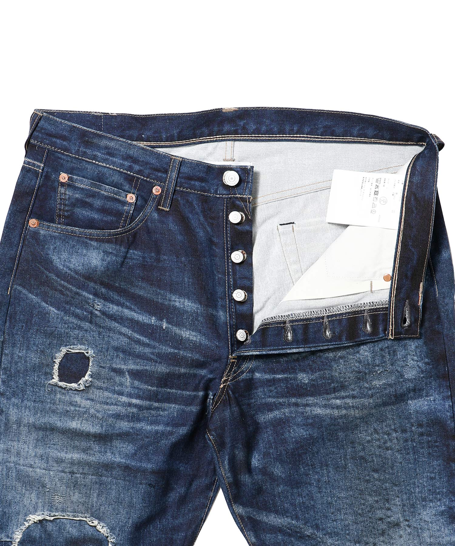 パンツ 綿ナイロンツイル 転写プリント New Manual Wネーム