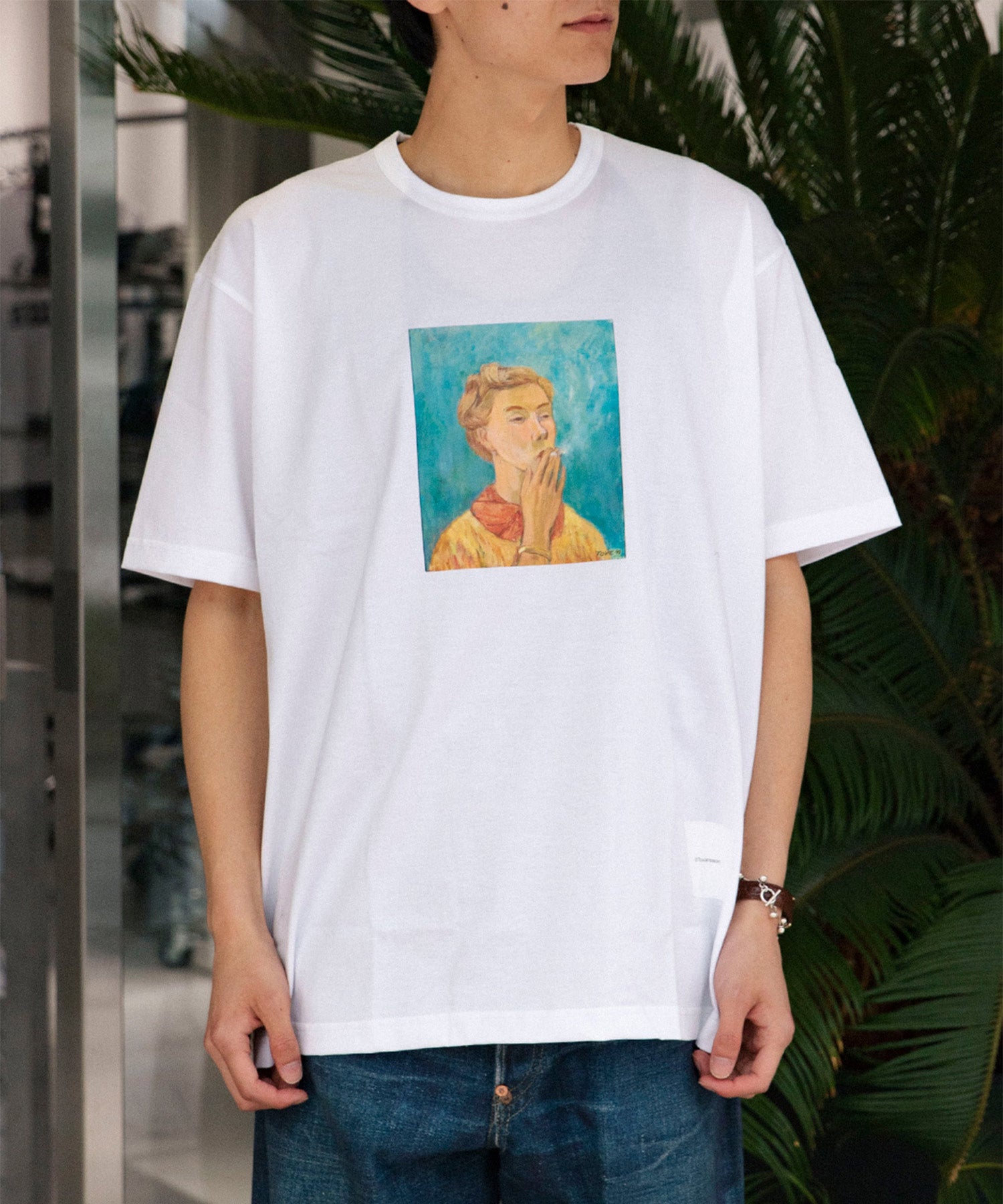 綿度詰め天竺 製品プリント