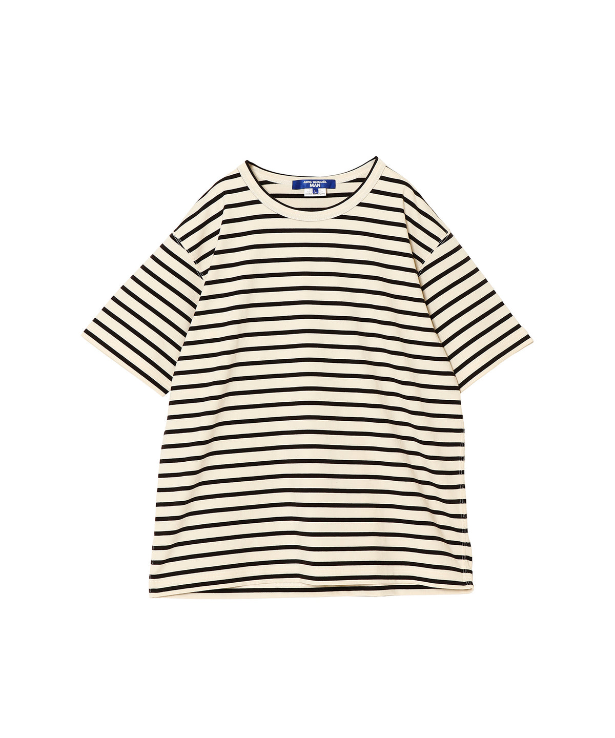 綿天竺ボーダー Tシャツ