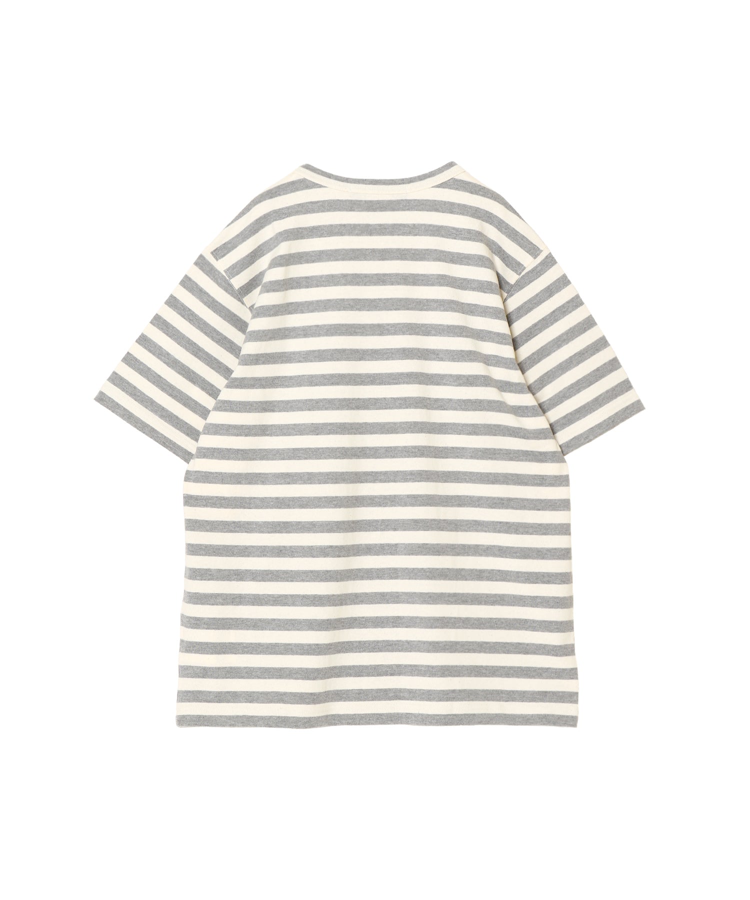 綿天竺ボーダー Tシャツ