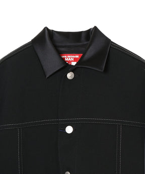 ウールサージ×キュプラシルク拝絹地 Levi's Wネームジャケット