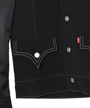 ウールサージ×キュプラシルク拝絹地 Levi's Wネームジャケット