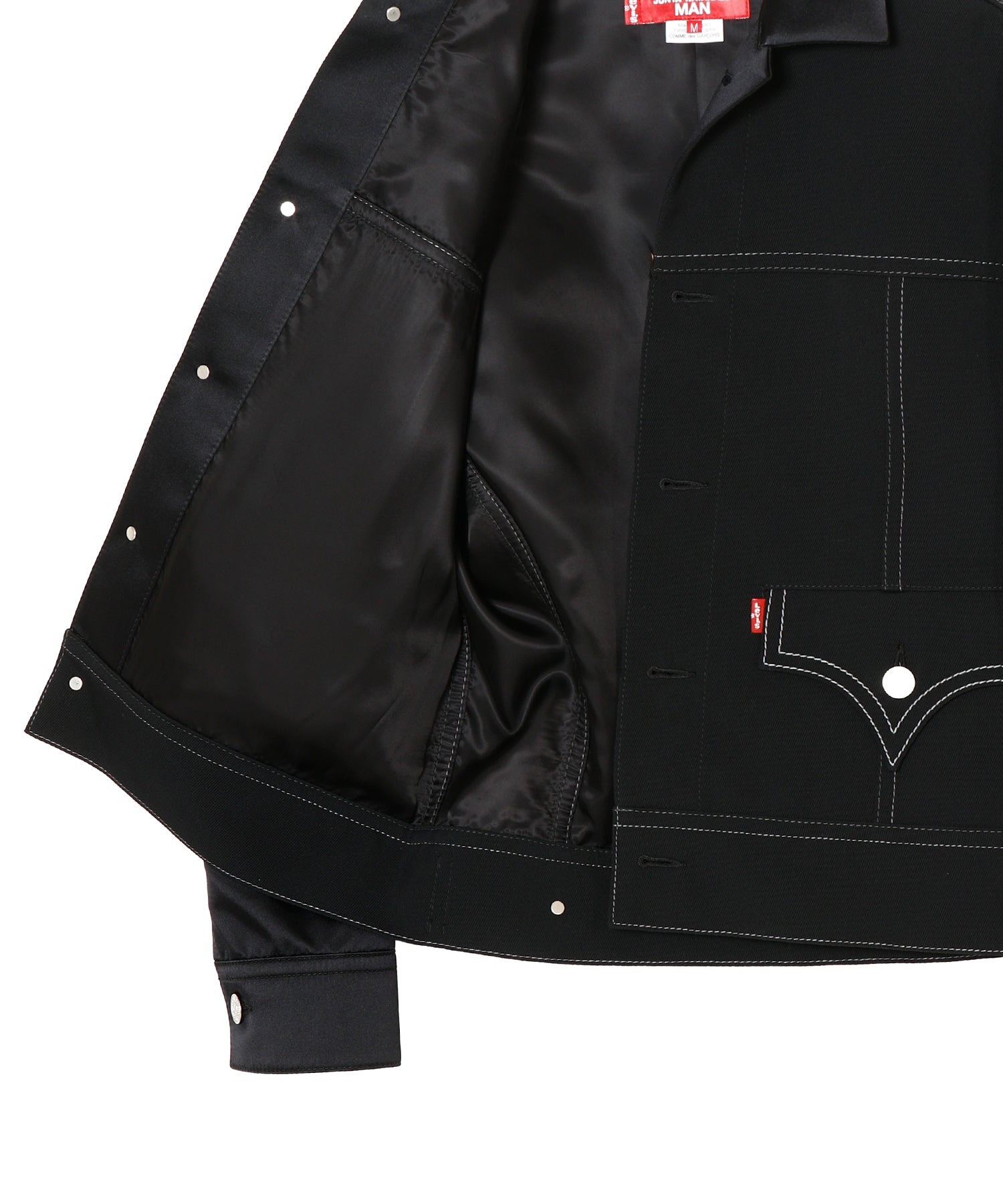 ウールサージ×キュプラシルク拝絹地 Levi's Wネームジャケット