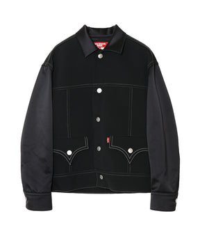 ウールサージ×キュプラシルク拝絹地 Levi's Wネームジャケット