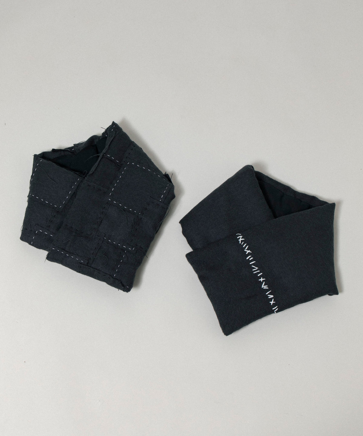 KUON x The Inoue Brothers Wool Patchwork Scarf