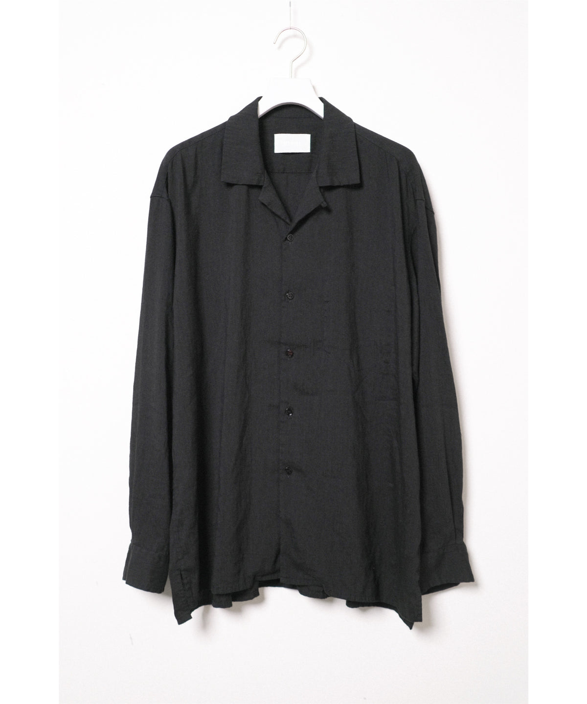 OPEN COLLAR SHIRT LS