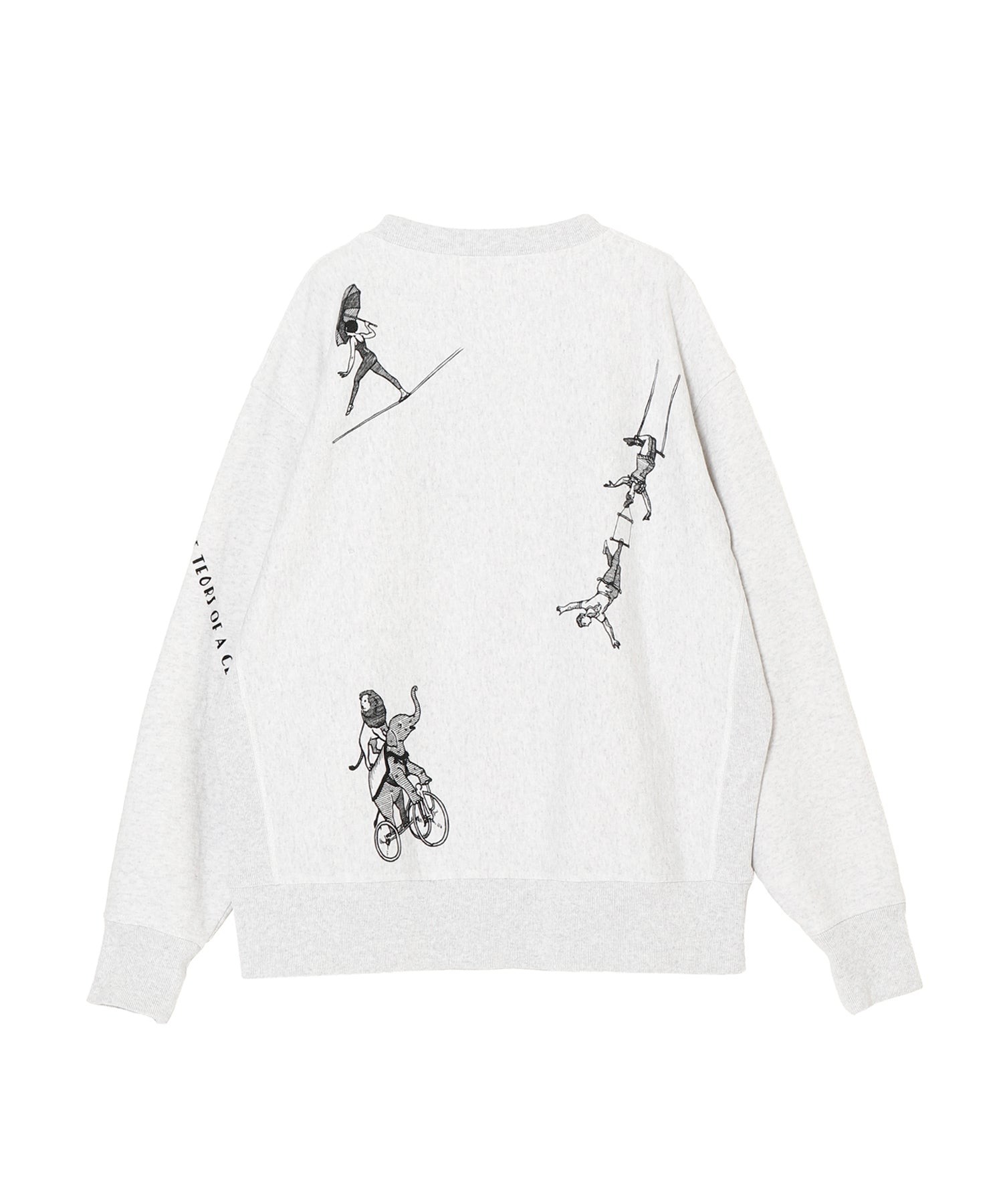 Circus Sweat Shirt - WEWILL (ウィーウィル) - tops (トップス
