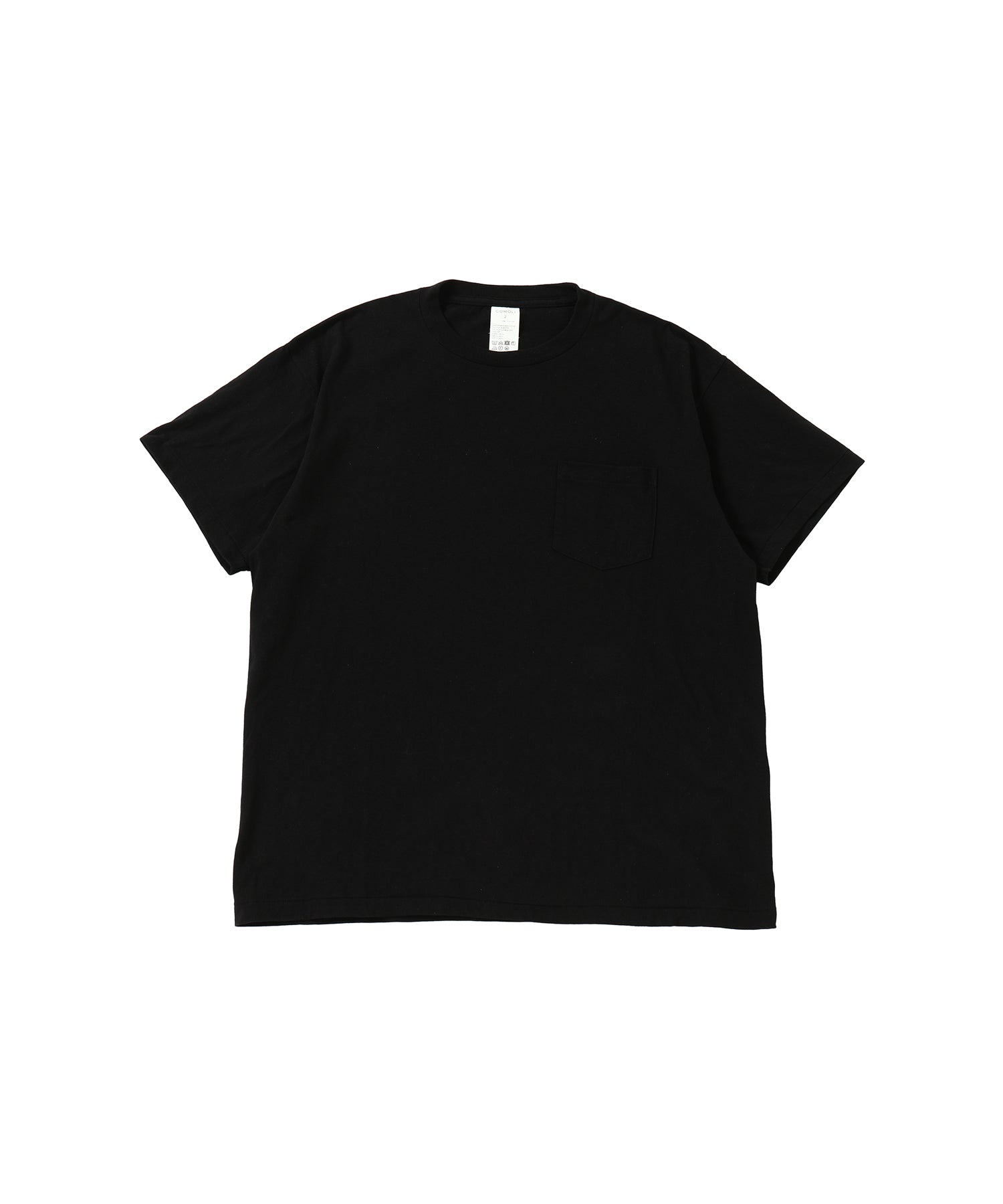 トップス COMOLI 25SS SURPLUS L/S T-SHIRT Black Oversized Boxed Tee – Shopalignmentco