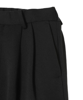 Polwarth Tuxedo Cloth Double Pleated Wide Trousers