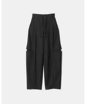worsted doeskin trompe loeil pants