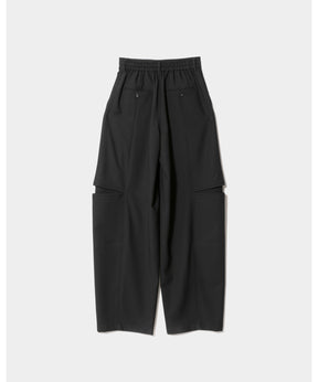 worsted doeskin trompe loeil pants