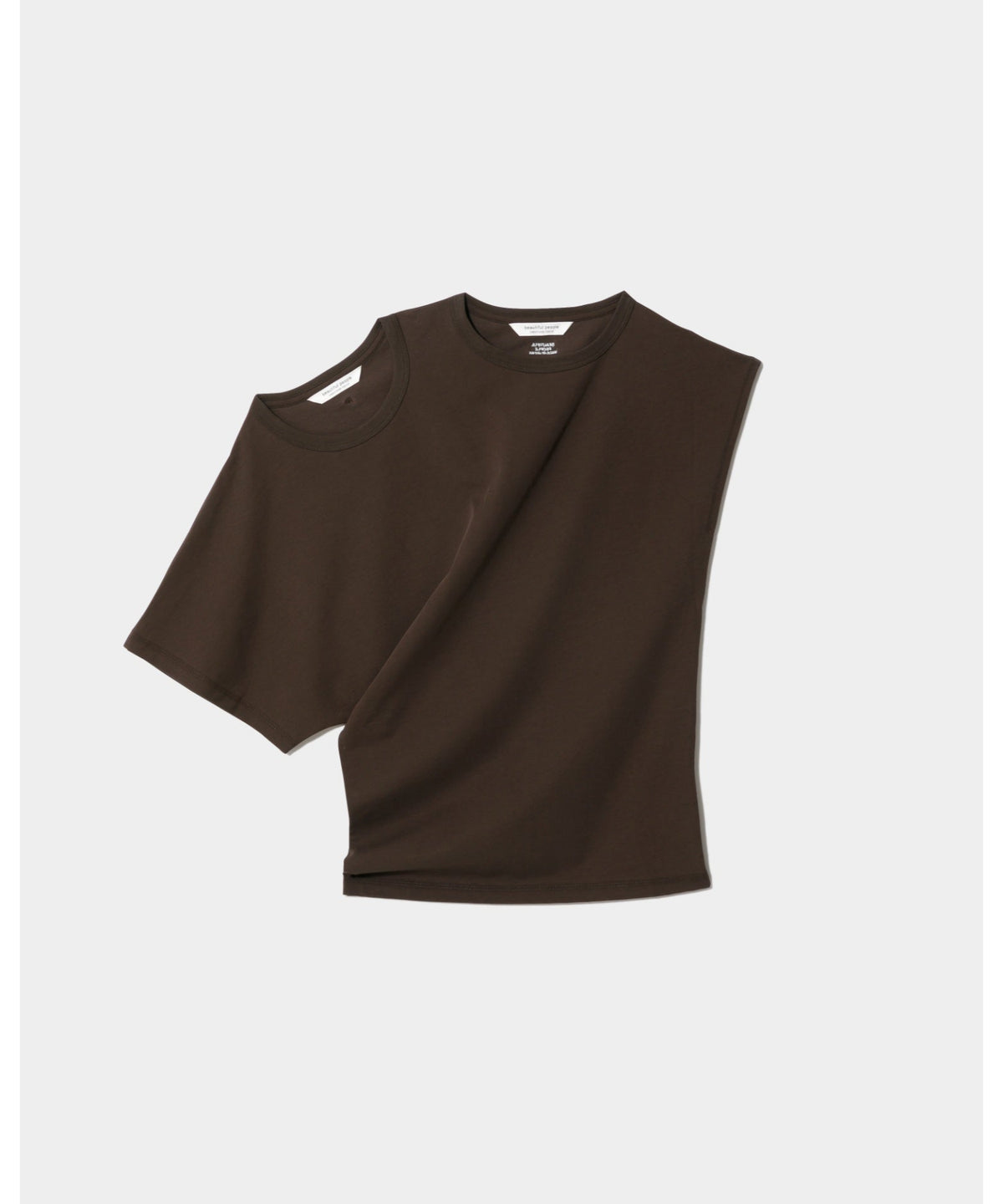 double-neck 40/1 ELS jersey top