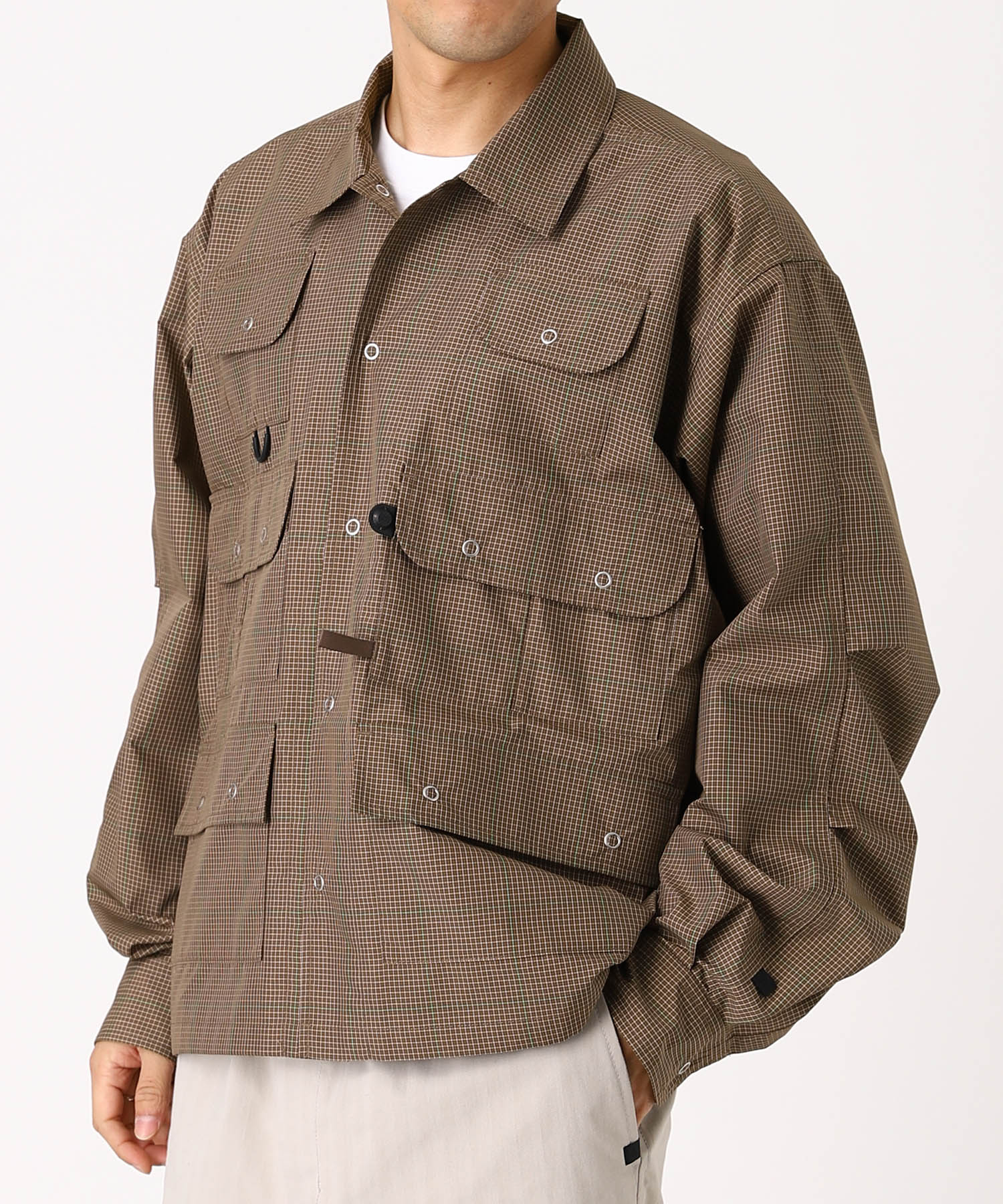TECH MULTI FISHING POCKET SHIRT L/S