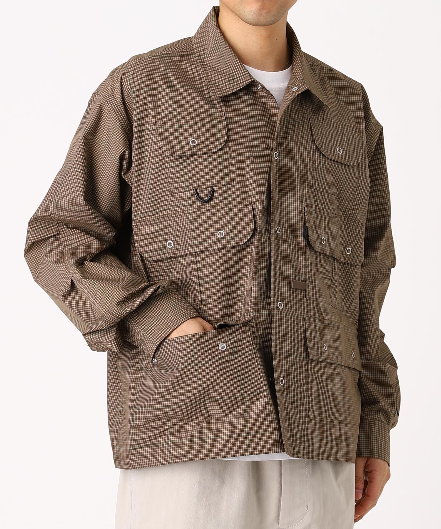TECH MULTI FISHING POCKET SHIRT L/S