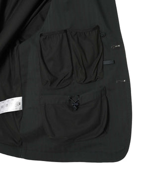 TECH LOOSE 2B JACKET HERRINGBONE