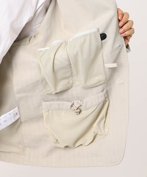 TECH LOOSE 2B JACKET HERRINGBONE