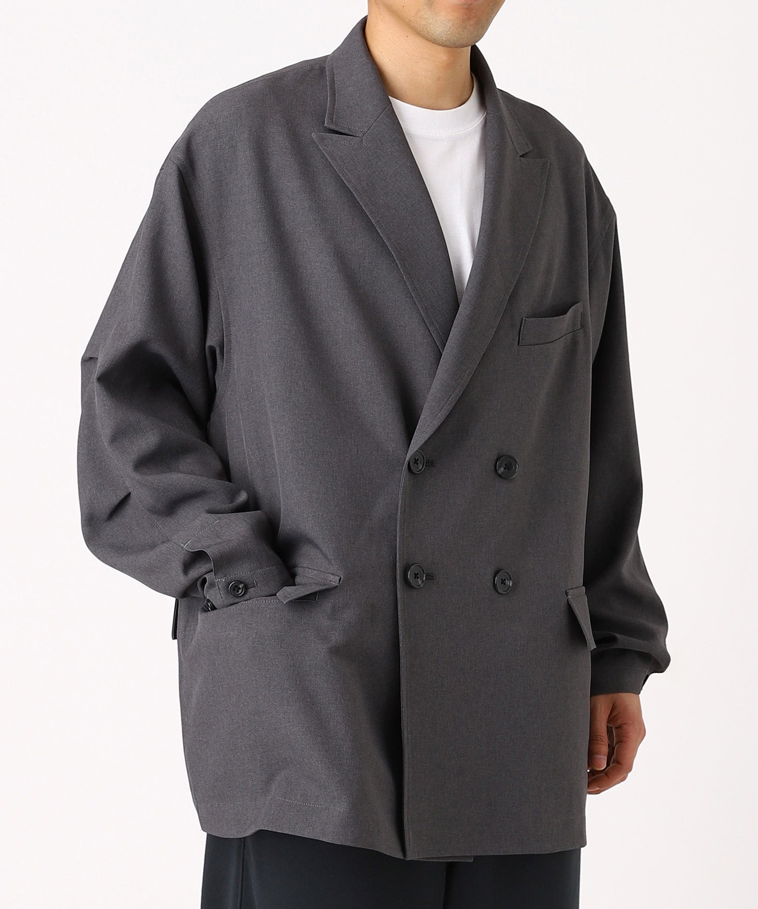TECH DOUBLE-BREASTED JACKET - DAIWA PIER39 (ダイワピア39) - outer