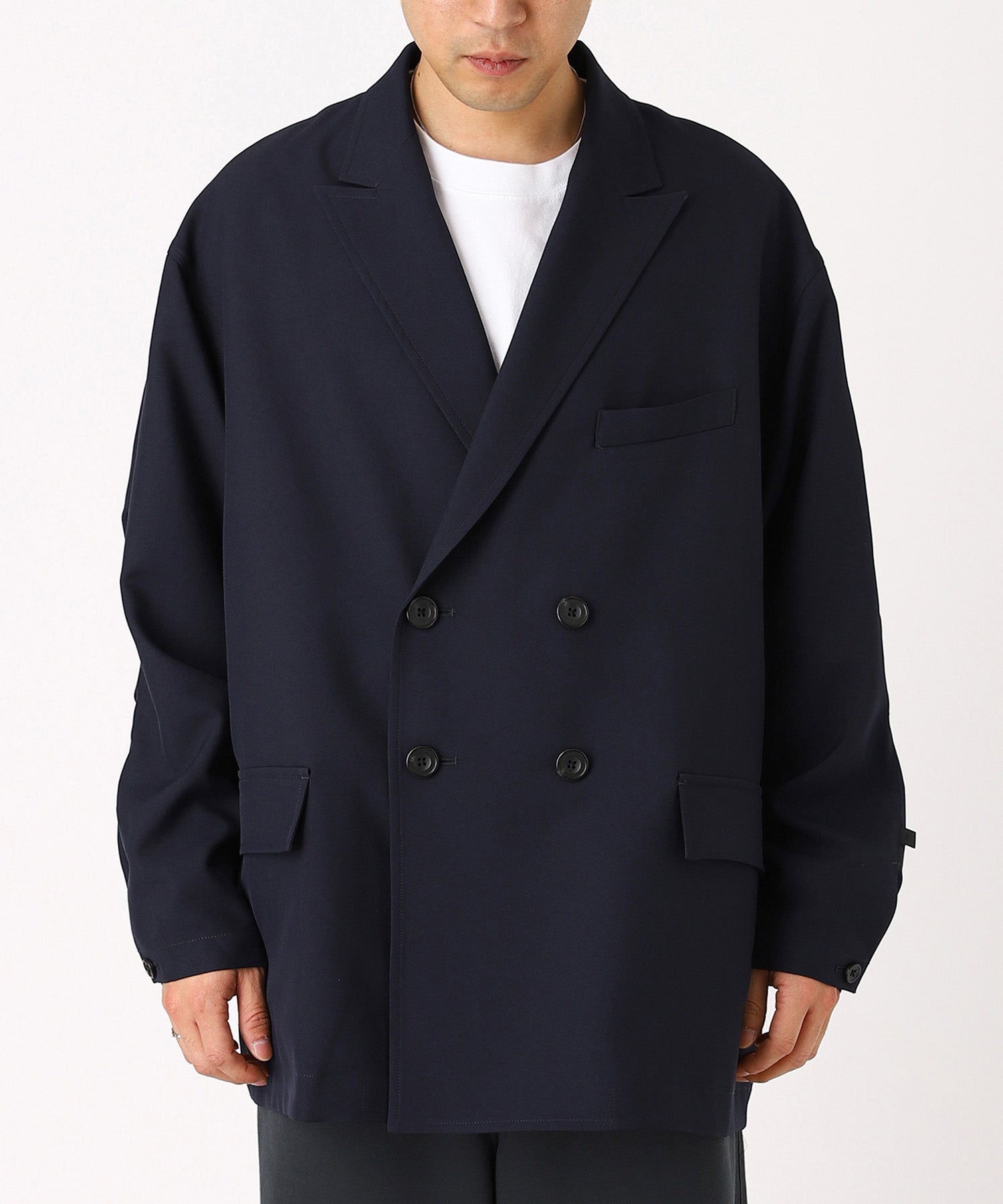 TECH DOUBLE-BREASTED JACKET - DAIWA PIER39 (ダイワピア39) - outer