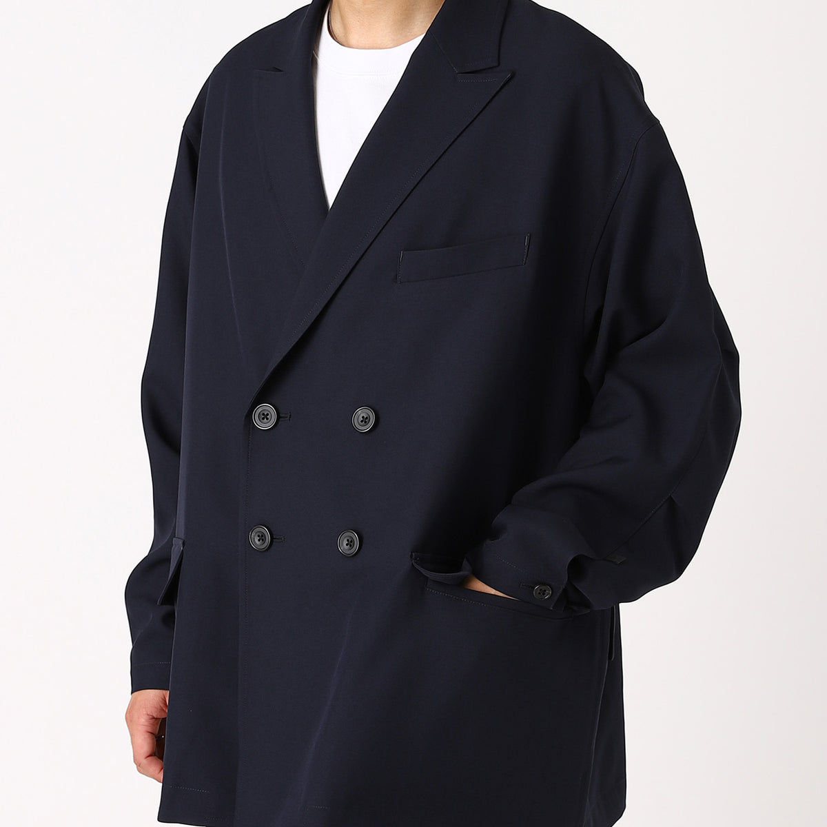 TECH DOUBLE-BREASTED JACKET - DAIWA PIER39 (ダイワピア39) - outer