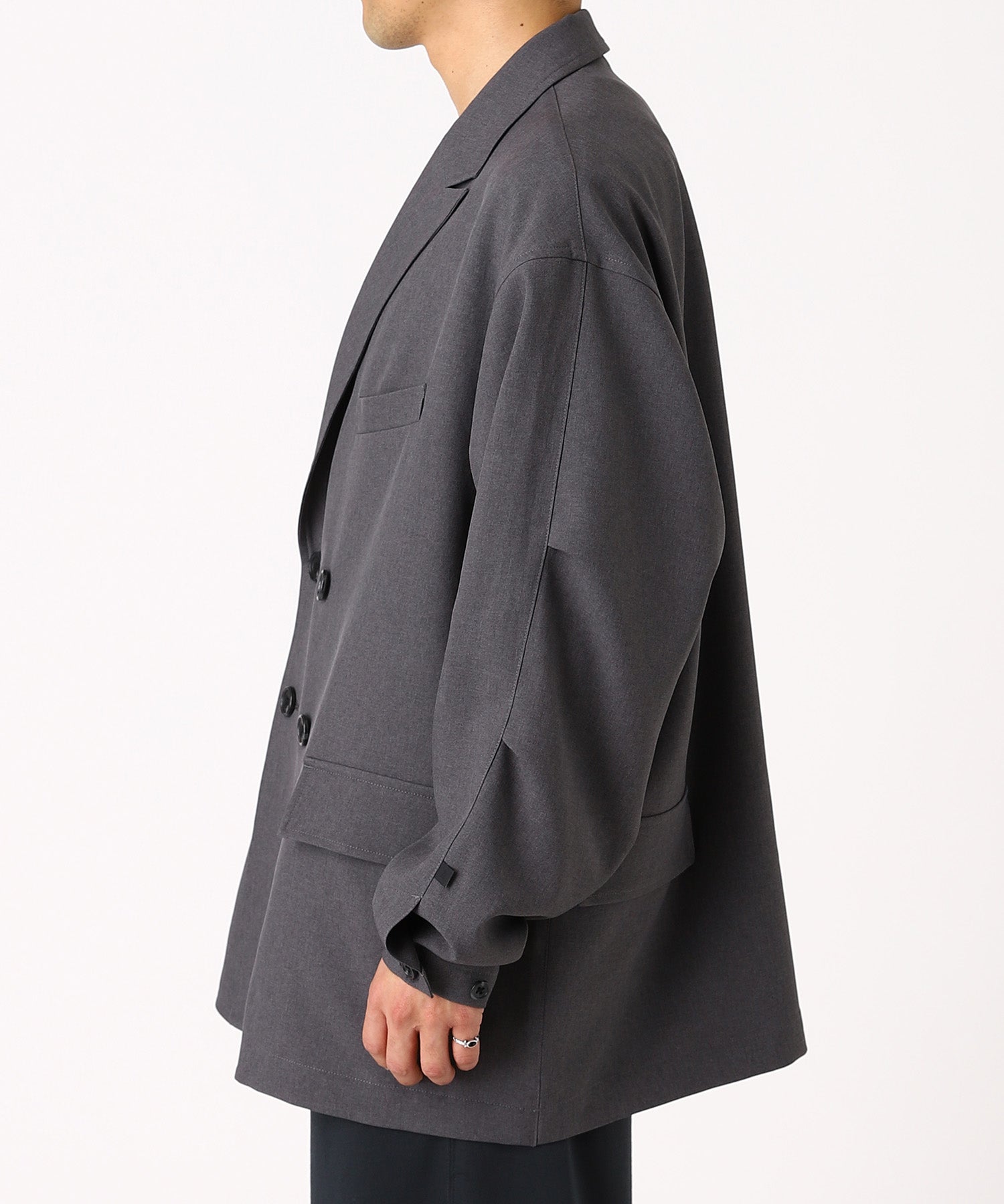 TECH DOUBLE-BREASTED JACKET - DAIWA PIER39 (ダイワピア39) - outer