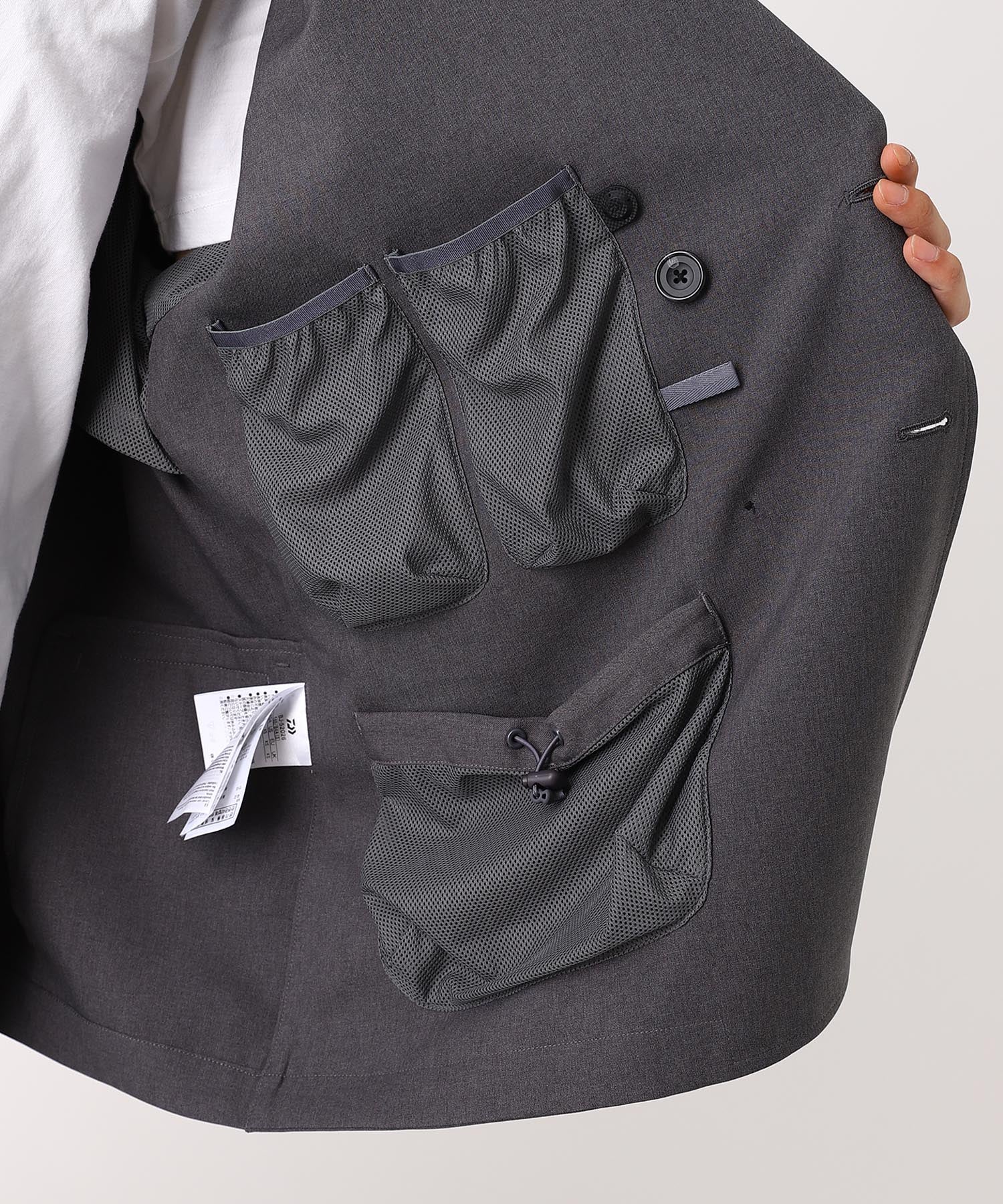 TECH DOUBLE-BREASTED JACKET - DAIWA PIER39 (ダイワピア39) - outer