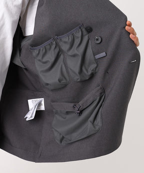 TECH DOUBLE-BREASTED JACKET