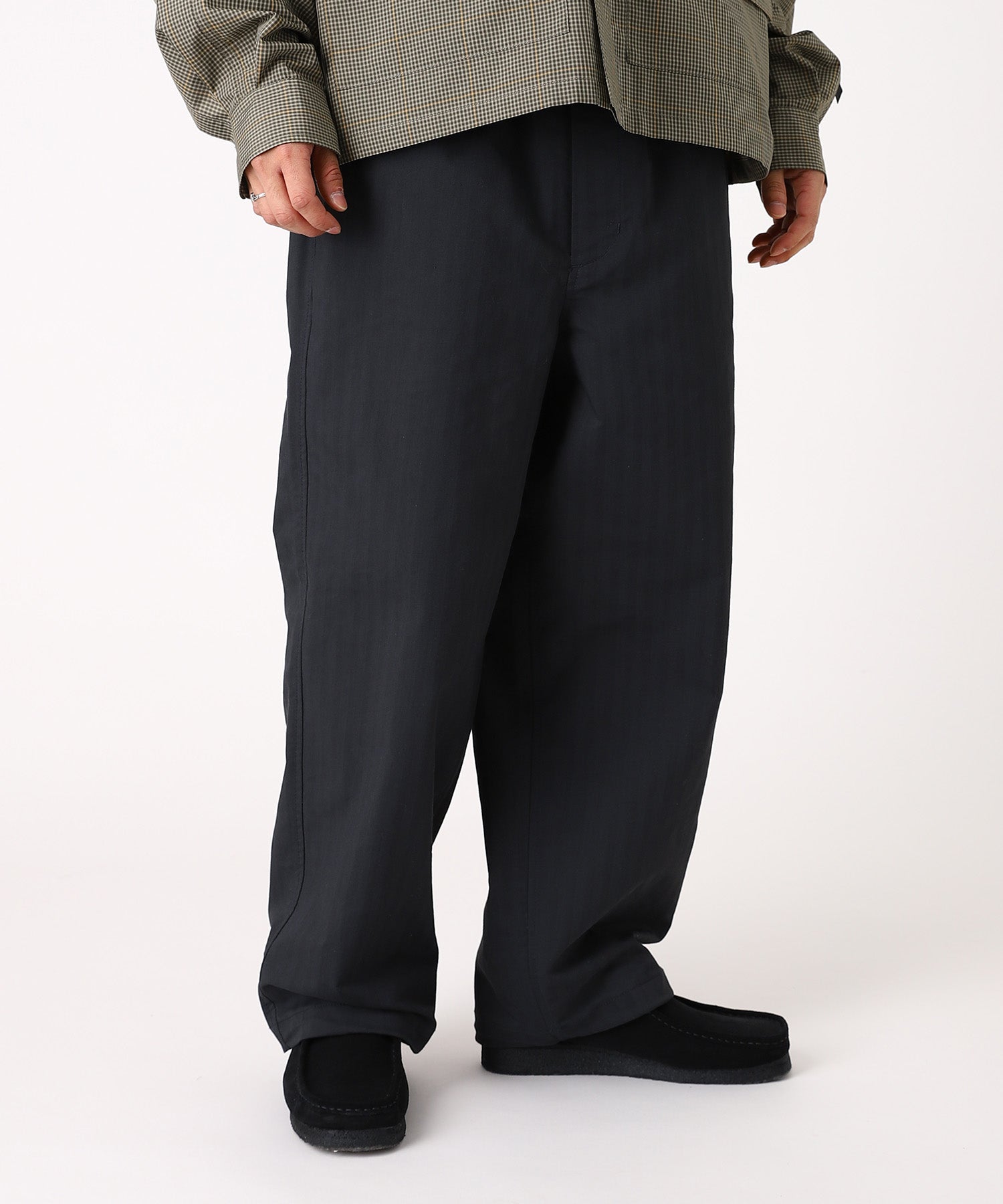 TECH EASY TROUSERS HERRINGBONE