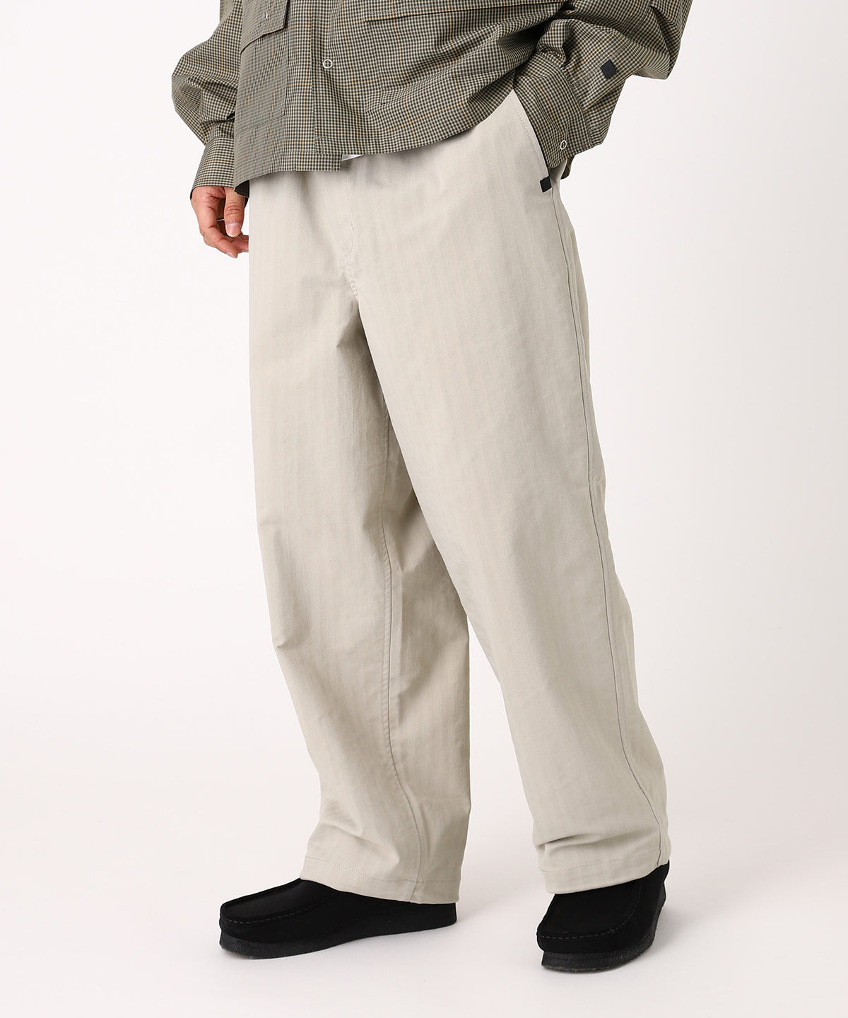 TECH EASY TROUSERS HERRINGBONE
