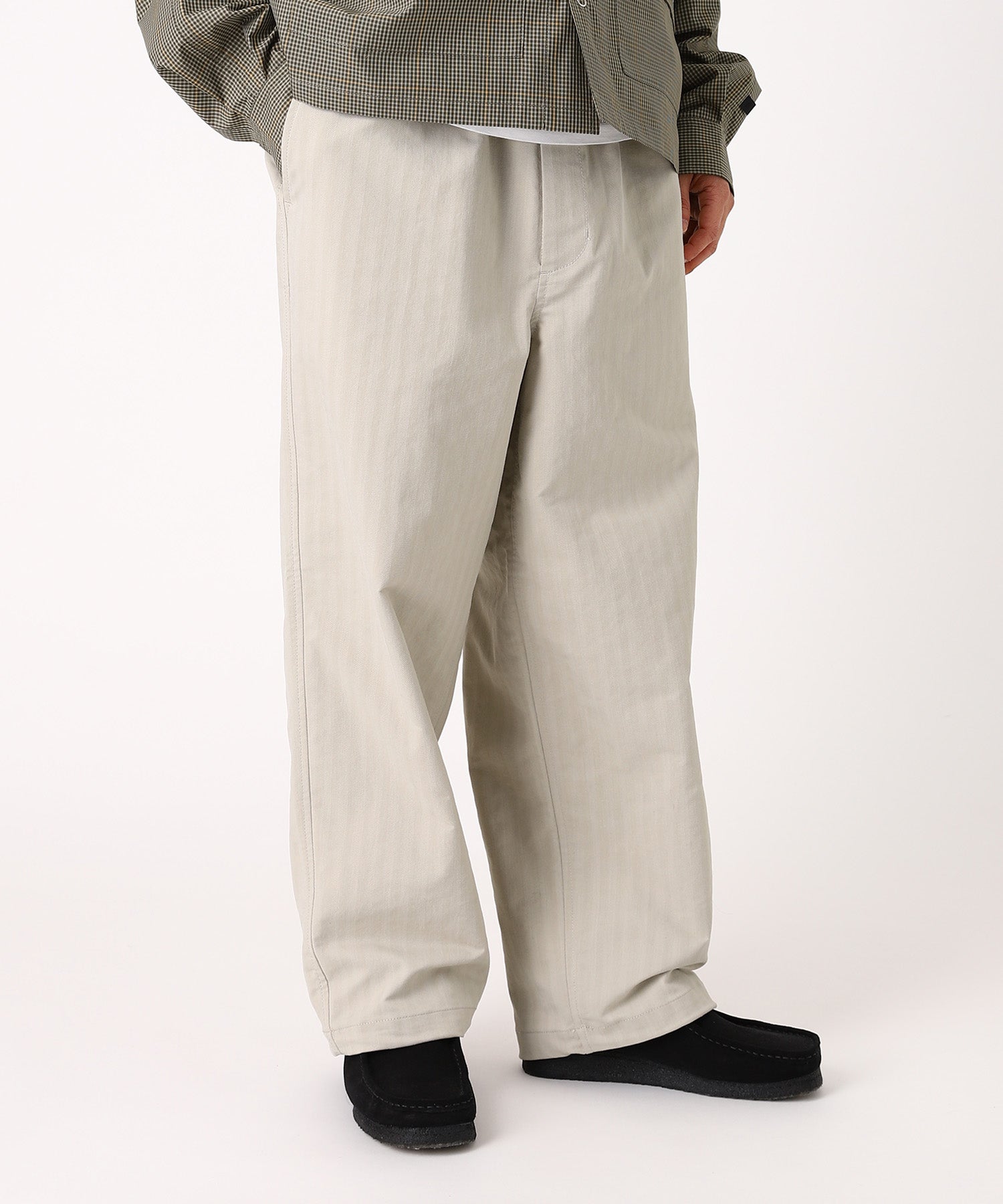 TECH EASY TROUSERS HERRINGBONE