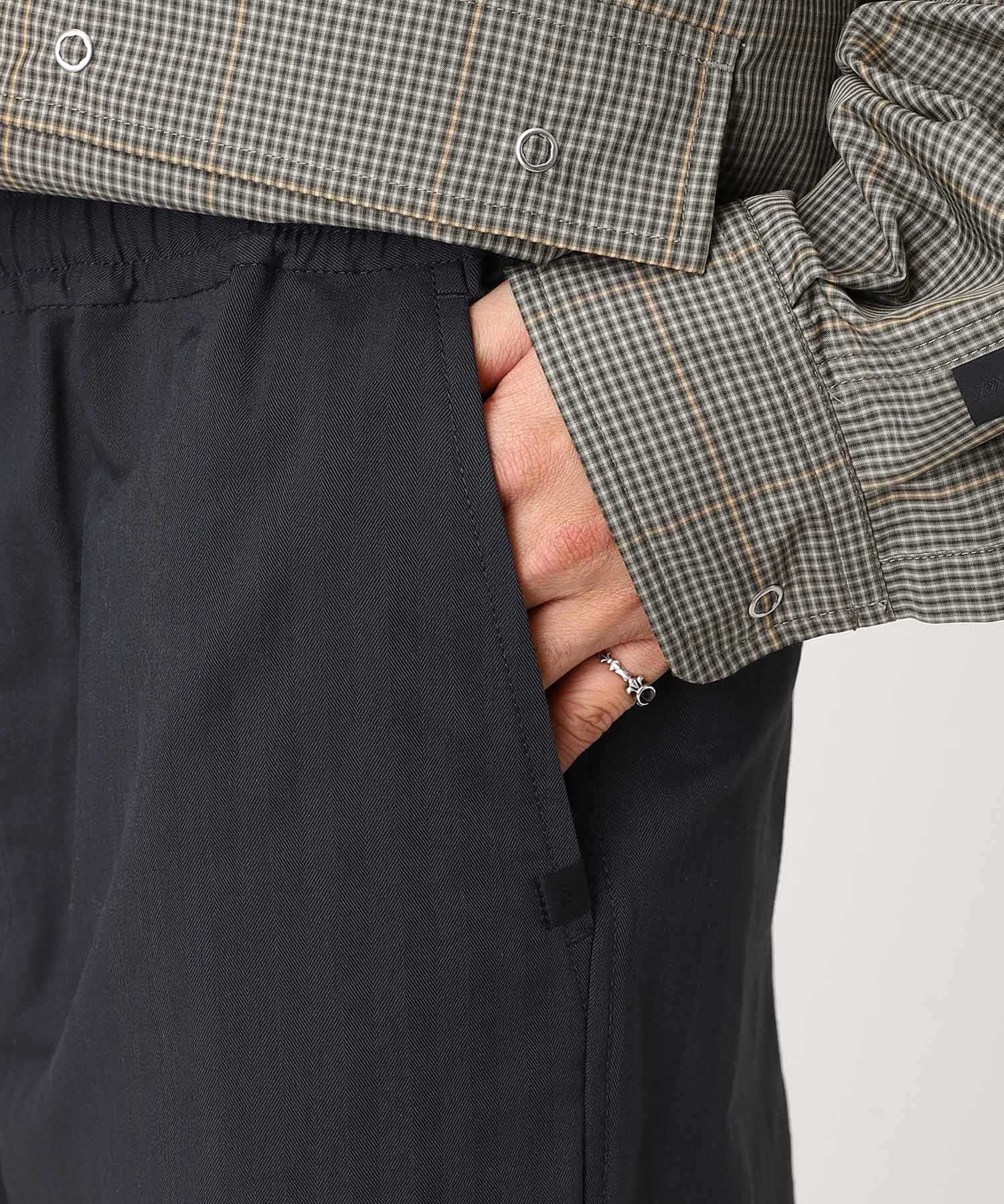TECH EASY TROUSERS HERRINGBONE