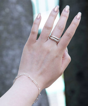 RECT CHAIN BRACELET SV