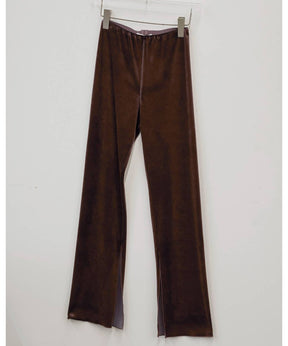 Velour Slit Leggings