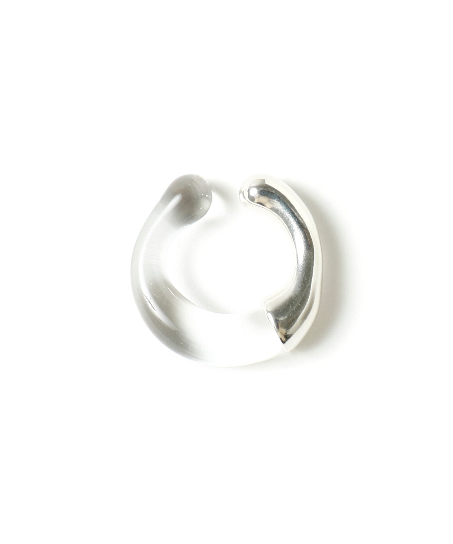 SILVER925 グラスプールイヤーカフ(Glass) - TEN. (テン
